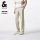 杰克·瓊斯（JACK&JONES）男裝24秋季款男士休閑褲百搭環(huán)保面料純色插袋長褲男褲224214060 巖石色C45 巖石色C45 M 175