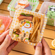 Vinland一次性壽司打包盒春游野餐便當(dāng)飯餐盒水果盒子專(zhuān)用食品級(jí)甜品蛋糕 黃色 長(zhǎng)方形+正方形 各10套 大吉大利雞貼