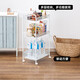 NITORI宜得利家居 家用多功能可移動(dòng)收納廚房推車(chē)DICO2W170 26cm*44cm*80cm