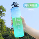 康知緣（KANGZYUAN）Tritan水杯1000ML杯子學生水杯運動水壺大容量水杯茶杯 10082-綠