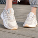 阿迪達(dá)斯（adidas）正品女鞋 夏季新款輕便透氣緩震耐磨跑步鞋運動休閑鞋顯高老爹鞋 白-Cloudfoam中底/ 36 (220mm)