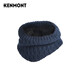 卡蒙（Kenmont）戶(hù)外護頸圍脖針織加厚保暖防風(fēng)脖套男士秋冬季百搭短圍巾km-1886