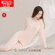 紅豆內衣女士秋衣秋褲莫代爾棉40S高彈云感打底套裝 煙粉 170/95 