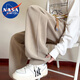 NASA MARVEL七夕情人節(jié)禮物休閑褲男春秋季褲子直筒闊腿寬松垂感運動燈芯絨