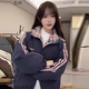 戀的羽絨棉服女2024新款短款學(xué)生小個子女生棉衣外套秋冬季羽棉襖絨服 韓版加厚藏青色 均碼（可備注碼數(shù)）