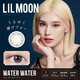 LILMOON 日本直郵 蘿拉日拋美瞳10片裝 彩色隱形眼鏡大小直徑混血 4#Water Water混血水藍灰 0度