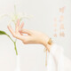 本宮好物故宮暗香盈袖手鐲古風(fēng)花囊香薰手環(huán)吊墜首飾女生日禮物女神節 香丸+布袋+禮盒