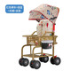 恩曜藤椅嬰兒推車(chē)可坐可躺仿藤車(chē)寶寶夏天夏季超輕便竹藤嬰兒童小推車(chē) 升級粉【可坐躺可站立】