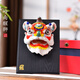 翊珗（YIXIAN）醒獅擺件佛山石灣公仔陶瓷舞獅頭裝飾非遺工藝品開(kāi)業(yè)禮品高端送人 中號(hào)金獅精美禮盒裝【順豐發(fā)貨】