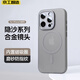 京工智造嚴選 【手感出眾】適用蘋果15promax手機殼iPhone15Pro保護套新款鏡頭全包磁吸硅膠磨砂防摔高檔硬殼 蘋果15Promax【鈦灰色】輕奢微砂-贈鋼化膜