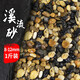 爬將軍爬將軍魚缸造景砂彩石白沙夜光石頭鋪底鵝卵石水族箱龜缸裝飾底沙 原生溪流砂8mm-12mm【1斤裝】