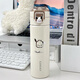 希樂(lè )（cille）保溫杯男女學(xué)生水杯316不銹鋼吸管杯子高顏值戶(hù)外大容量便攜水瓶 白色【直飲/吸管+貼紙】500ml