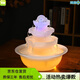 春色福村八方來(lái)財風(fēng)水輪流水噴泉擺件循環(huán)水辦公桌裝飾客廳桌面招財鳳水球 仿玉-八方來(lái)財【xw2439大號】