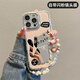 鹿途者 DEERWALK趙露思同款貓咪鏡面適用iPhone15promax手機殼蘋果14pro新款12小眾創(chuàng)意13自帶鏡頭膜16全包保護套 鏡面蝴蝶結(jié)貓咪+手鏈 iPhone 13