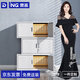 奈高（NAIGAO）文件柜辦公柜鋼制鐵皮柜資料柜員工柜檔案柜儲物柜分五節(jié)三節(jié)柜