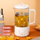 麥卓（MAKE JOY） 養(yǎng)生壺家用多功能煮茶器迷你小型辦公室便攜式旅行燒水壺 象牙白（標(biāo)配） 0.6L