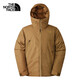The North Face北面羽絨服男戶外600蓬鵝絨高蓬保暖外套83UM 棕色/173 S