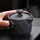 尚豐石匠冰磧巖手抓壺中式家用易泡壺泡茶單壺安化石頭耐高溫養生功夫茶具 梅花易泡壺【冰磧巖】 150ml 梅花易泡壺【冰磧巖】