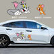 貓和老鼠車(chē)貼汽車(chē)貼紙外觀(guān)車(chē)身車(chē)門(mén)大號個(gè)性卡通車(chē)貼裝飾劃痕遮蓋 副駕駛一側 【適用于車(chē)門(mén)】70*32厘米