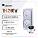喬思伯（JONSBO）TH-240白色 一體式水冷散熱器 (連體4面千層鏡風(fēng)扇/一線通接主板/冷頭數(shù)顯/軟件/千層鏡光效)