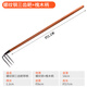 立錦手工鍛打挖土耙開(kāi)荒長(cháng)柄農用除草種菜耙釘耙挖礦耙園藝園林耙子 螺紋鋼三齒耙（帶柄）