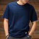 季言短袖T恤男夏季汗衫純棉新疆圓領(lǐng)純色打底衫 青年磨毛休閑上衣 寶藍色 XL