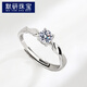 默研（MOYAN）黙研（MOYAN）S925銀情侶對(duì)戒一對(duì)女男簡(jiǎn)約小眾設(shè)計(jì)感百搭莫比烏 【女款】 開口可調(diào)節(jié)