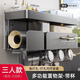 優(yōu)勤免打孔電動(dòng)牙刷置物架衛生間漱口杯刷浴室牙缸收納壁掛式吹風(fēng)機架 【四合一】三人款帶杯