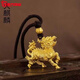 觀菩閣胖東來品質(zhì)越南沙金項(xiàng)鏈廠家火麒麟吊墜 霸氣祥瑞麒麟掛件啞光轉(zhuǎn) 火麒麟黑繩