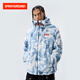 SPRAYGROUND鯊魚(yú)嘴毛絨外套加厚保暖潮流連帽秋冬 WD931121 淺藍色 XL