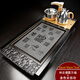 酷森榮（KUSENRONG）茶幾茶具一體自動(dòng)上水全自動(dòng)茶盤(pán)實(shí)木帶電磁爐一體茶臺大茶海茶具 金色全自動(dòng)祥云萬(wàn)福茶盤(pán)