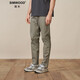 SIMWOOD簡(jiǎn)木男裝【ST01修身錐形】新款微彈休閑褲歐美簡(jiǎn)約長(cháng)褲男SL130257 卡其灰【ST01修身錐形】 33