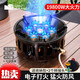拓村戶外七星猛火爐灶爐具瓦斯煤氣高山露營(yíng)野餐野外炊具露營(yíng)裝備 黑色七星猛火爐收納包接頭