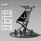 hopkidsHopkids遛娃神器嬰兒推車(chē)輕便可折疊可坐寶寶高景觀(guān)遛娃口袋推車(chē) 武士黑-口袋遛娃車(chē)