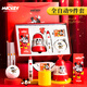 迪士尼（Disney）電動(dòng)文具套裝6件套 全自動(dòng)電動(dòng)削筆機橡皮擦吸塵器 小學(xué)生禮盒兒童開(kāi)學(xué)大禮包生日禮物米奇