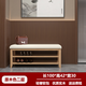實(shí)木換鞋凳輕奢軟包家用門(mén)口鞋柜坐凳一體入戶(hù)鞋架可坐進(jìn)門(mén)穿鞋凳 原木色二層【100CM】輕奢軟包