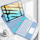 時(shí)都適用于ipad2025保護(hù)套air7/6/5磁吸pro11英寸鍵盤妙控2024款蘋果10代9th平板mini7殼子帶筆槽鼠標(biāo) 藍(lán)+圓形觸控藍(lán)鍵盤【配鼠標(biāo)+鋼化膜+收納包+觸屏筆 iPad 11英寸