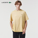LACOSTE法國鱷魚(yú)男裝時(shí)尚簡(jiǎn)約純色棉質(zhì)圓領(lǐng)短袖T恤|TH3777 IXQ/可頌色 M 4 /175