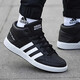 阿迪達斯（adidas）運動(dòng)鞋男鞋女鞋2025秋冬季新款訓練透氣網(wǎng)球鞋健身休閑鞋輕便板鞋 H02981黑色白 38