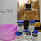【正品】伊麗雪顏肌護膚品底養護套裝海綿微針 新包裝小身體護理 小綠膜三對(送面膜3片+面膜碗)