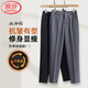 浪莎加絨西褲女修身直筒褲秋冬長(cháng)褲高腰職業(yè)工裝褲煙管工作休閑西裝褲