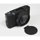 雷米瑞適用索尼黑卡DCS-RX100 M7硅膠套RX100M3 M4 M5 M7 ZV1保護套防塵 RX100M7黑色 +送鋼化膜