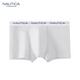 NAUTICA UNDERWEAR本命年男士?jì)妊潖椓γ拶|(zhì)單條裝平角褲男生四角褲品牌正品 白色 1條 XL