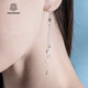 海盜船銀飾耳釘女S925銀許愿星流蘇耳線長款女耳環(huán)氣質(zhì)銀耳釘情人節(jié)禮物 PER0303