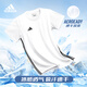Adidas阿迪達(dá)斯短袖男裝運(yùn)動服飾男士T恤衣服夏季速干透氣圓領(lǐng)跑步短T 白色 H44526 2XL