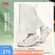 李寧月白3丨板鞋男鞋2025新款透氣減震回彈經(jīng)典休閑運(yùn)動(dòng)鞋AGCV077