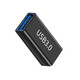IMAKTUTU適用于母頭USB3.0雙頭接口公母轉(zhuǎn)換器公頭延長(zhǎng)數(shù)據(jù)線(xiàn)公轉(zhuǎn)母筆記本母對(duì)母兩頭USB公 母對(duì)母-USB轉(zhuǎn)接頭