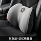 拽貓（Zhuaimao）拽貓汽車(chē)腰靠太空記憶棉按摩靠墊卡通網(wǎng)紅頸枕腰托高檔車(chē)載靠背墊 高級灰 【護腰支撐】腰靠