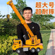 力利（LiLi）超大號吊車玩具車起重機吊機大吊車工程車兒童汽車模型男孩3-6歲2 大號吊車（送3根木頭）