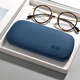 靈鏡（LING JING）眼鏡盒男款便攜抗壓輕薄輕便女式眼睛收納盒光學(xué)近視太陽(yáng)墨鏡盒子 【8182】藍色鏡盒